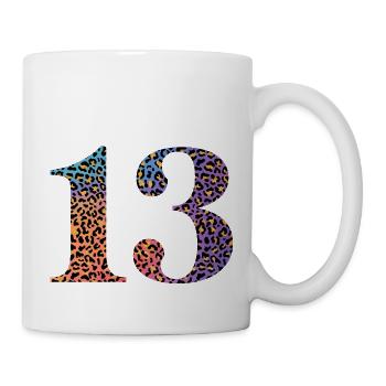 13th Birthday Leopard - Mug - white - Right