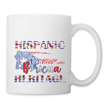 Patrimoine hispanique Boricua - Mug blanc - blanc - Droite