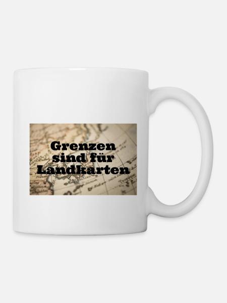 Grenzenlos - Tasse - Weiß
