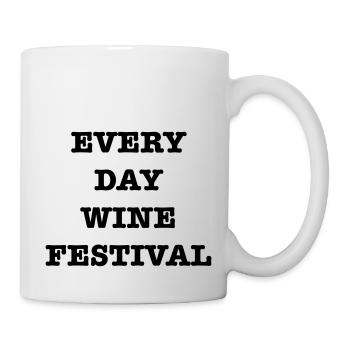 Every Day wine Festival - Mug - white - Right