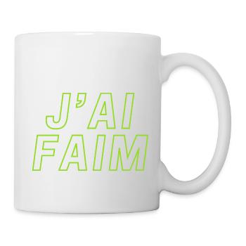 j'ai faim - Mug blanc - blanc - Droite