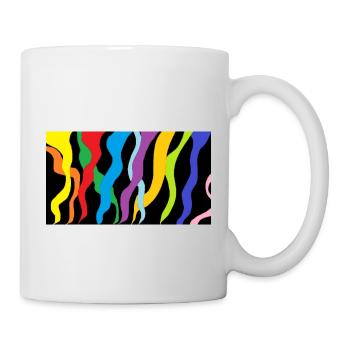 Fumée redimensionnée - Mug blanc - blanc - Droite