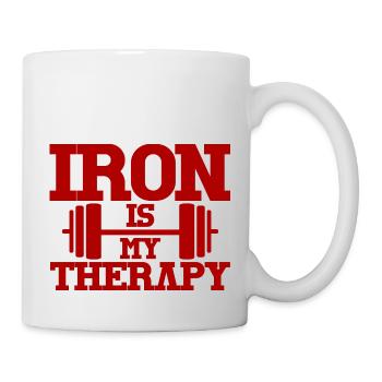 Iron Is My Therapy 5 - Mug - white - Right