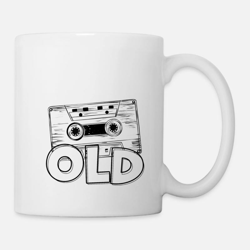 Cassette audio - Mug blanc - blanc
