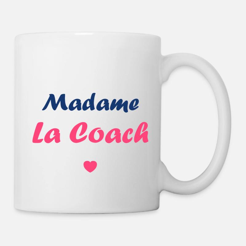 Madame la coach - Mug blanc - blanc