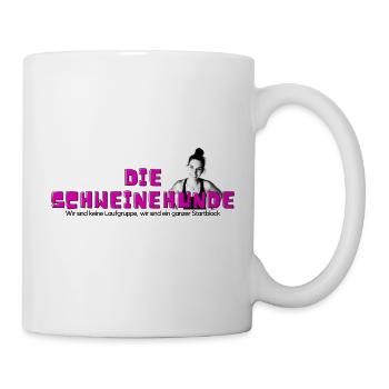 dieSchweinehunde - Tasse - Weiß - Rechts