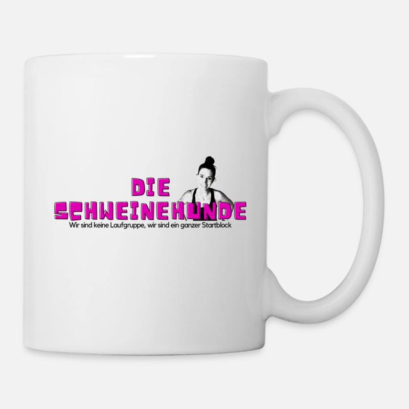 dieSchweinehunde - Tasse - Weiß