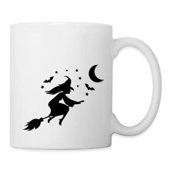 Witch Silhouette - Mug - white - Right