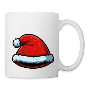 Bonnet de Noël Père Noël chapeau symbole - Mug blanc - blanc - Droite