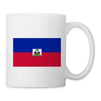 Drapeau Haïti - Mug blanc - blanc - Droite