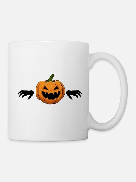Kürbis Halloween - Tasse - Weiß