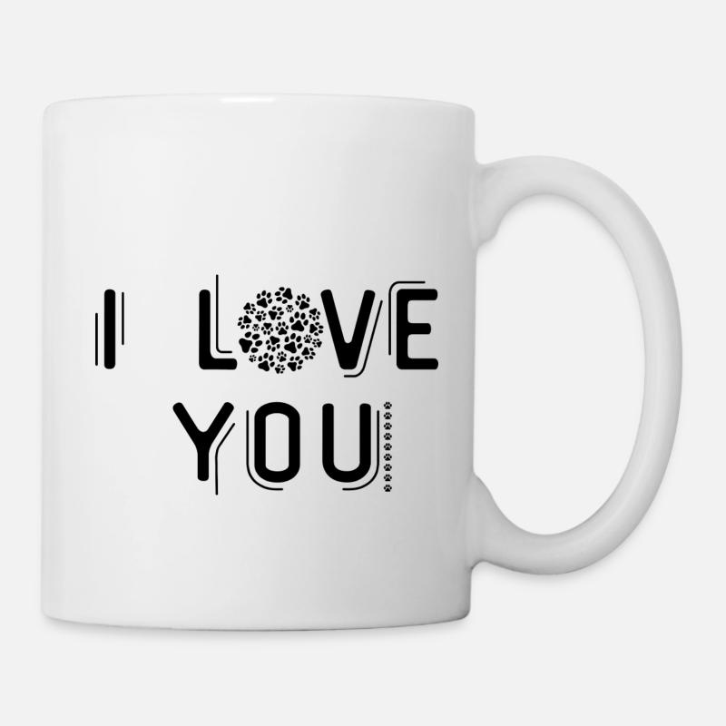 I love you animal - Mug blanc - blanc