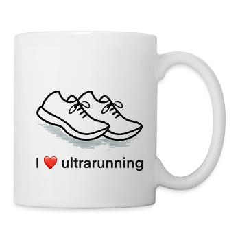 I love ultrarunning - Mug - white - Right