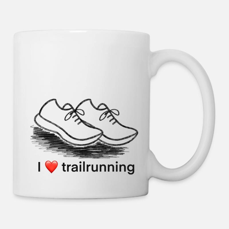 J’adore le trail - Mug blanc - blanc
