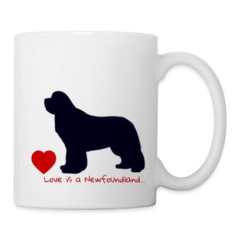 Love is a Newfoundland 017 - Mug - white - Right