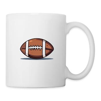 American Football Pigskin USA Sports - Mug - white - Right