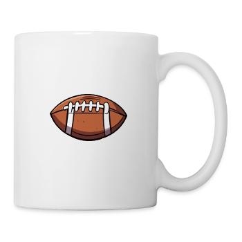 American Football Pigskin USA Sports - Mug - white - Right