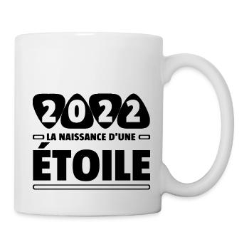 2022 année de naissance / anniversaire année 2022 - Mug blanc - blanc - Droite
