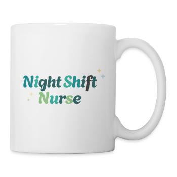 Night shift nurse - Mug - white - Right