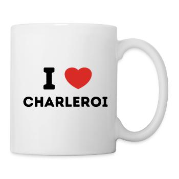 I Love with Heart Charleroi - Mug - white - Right