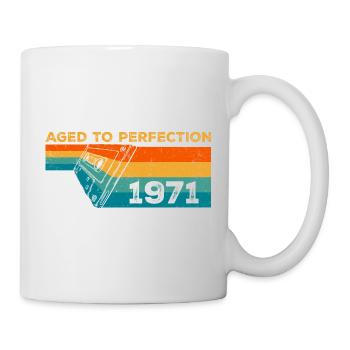 Vintage 1971 - Cadeau D’anniversaire 1971 Retro - Mug blanc - blanc - Droite
