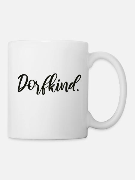 Dorfkind. - Tasse - Weiß