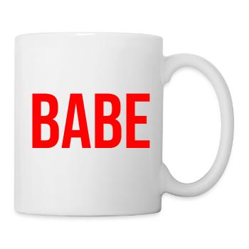 babe - Tasse - Weiß - Rechts