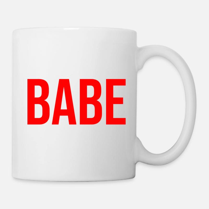 babe - Tasse - Weiß