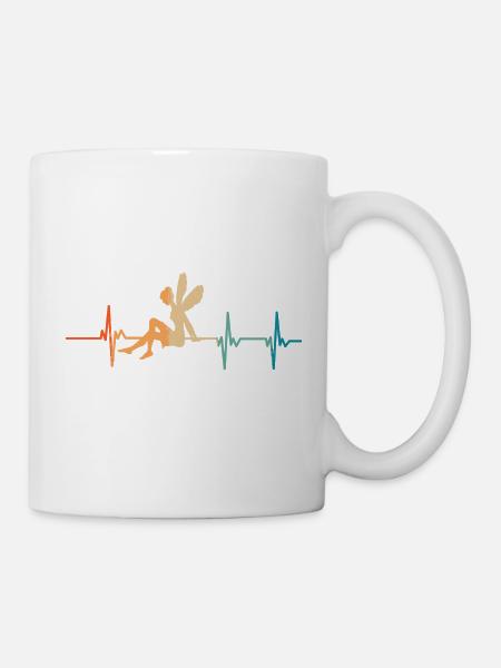 Herzschlag der Fee - Tasse - Weiß