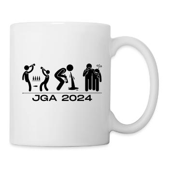 Männer JGA 2024 - Tasse - Weiß - Rechts