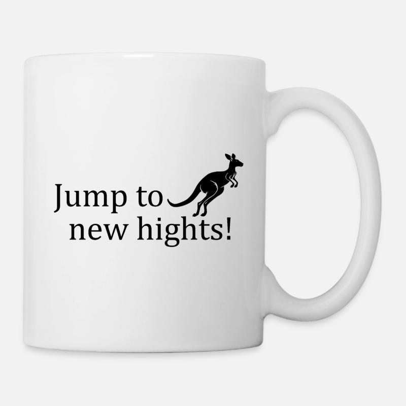 Passez à de nouveaux sommets - Mug blanc - blanc