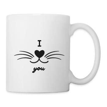 Je t’aime - Mug blanc - blanc - Droite