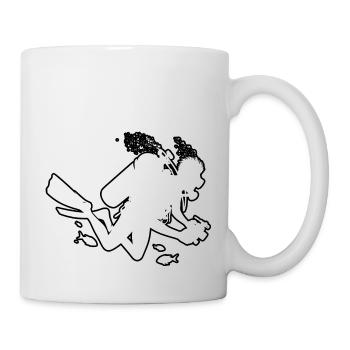 Diver Diver Women Men Diving - Mug - white - Right