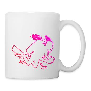 Scuba Diver Hommes Femmes Plongée Diver Diver - Mug blanc - blanc - Droite