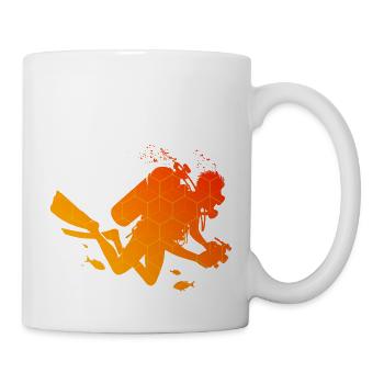 Scuba Diver Homme Scuba Diver Diving - Mug blanc - blanc - Droite