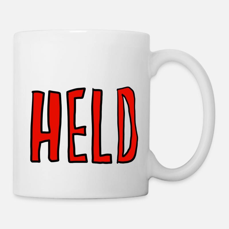 Held - Tasse - Weiß