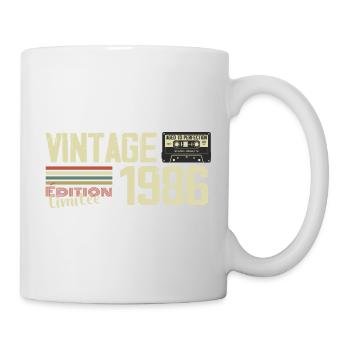1986 Vintage Rétro Cadeau D'anniversaire 1986 - Mug blanc - blanc - Droite