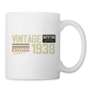 1938 Vintage Rétro Cadeau D'anniversaire 1938 - Mug blanc - blanc - Droite
