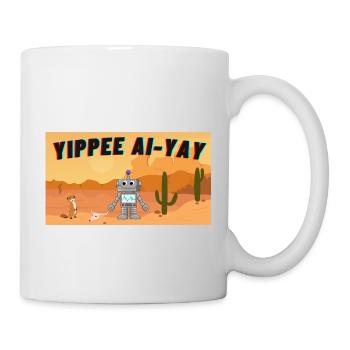 AI meets prairie - Mug - white - Right