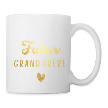 Futur Grand frère-annonce grossesse - Mug blanc - blanc - Droite