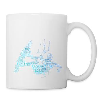 Kiting Kitesurfer Hommes Kitesurf Kitesurf - Mug blanc - blanc - Droite