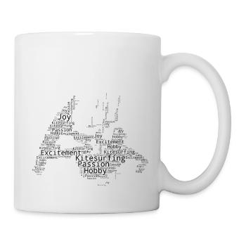 Kitesurf Homme Kitesurf Kitesurf Kitesurf Kiting - Mug blanc - blanc - Droite