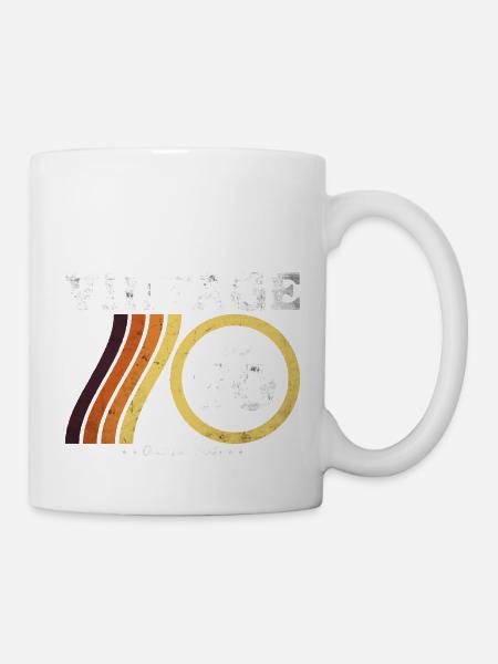 Millésime 1970 - Classique Édition Limitée Rétro 54 - Mug blanc - blanc