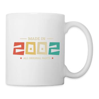 Legendär seit 2002 Original 2002 - Tasse - Weiß - Rechts