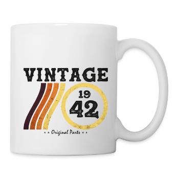 Edition Limitée Millésime 1942 - Classic Retro 82 - Mug blanc - blanc - Droite