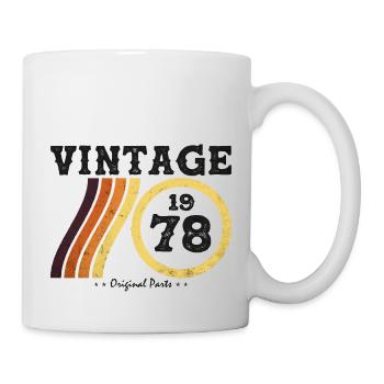 Classic Vintage 1978 - Édition Limitée Retro 46 - Mug blanc - blanc - Droite