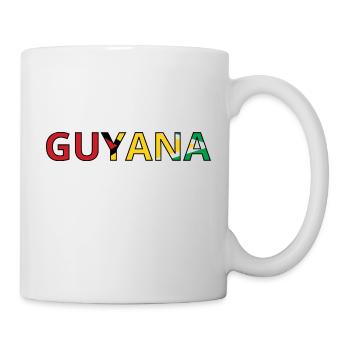 Drapeau Guyana - Mug blanc - blanc - Droite