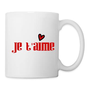 PAAR. GERADE VERHEIRATET. Junggesellinnenabschied. VALENTINSTAG. MARIES - Tasse - Weiß - Rechts