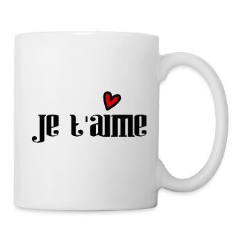 LOVE. COUPLE. JUST MARRIED. Bachelorette party. VALENTINE'S DAY. - Mug - white - Right