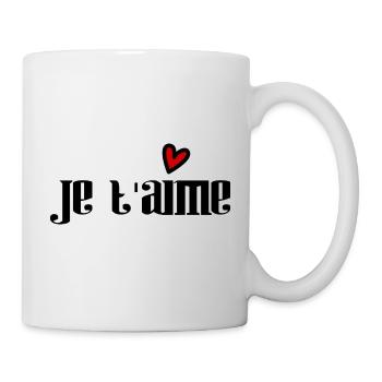 LIEBE. PAAR. ICH HABE GERADE GEHEIRATET. Junggesellinnenabschied. VALENTINSTAG. - Tasse - Weiß - Rechts